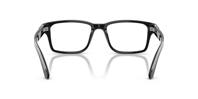 Emporio Armani EA3271F in Shiny Black / Demo Lens (5017) - Temple Detail