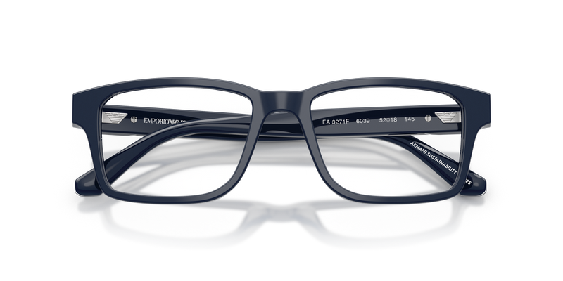 Emporio Armani EA3271F in Shiny Blue / Demo Lens (6039) - Alternate View