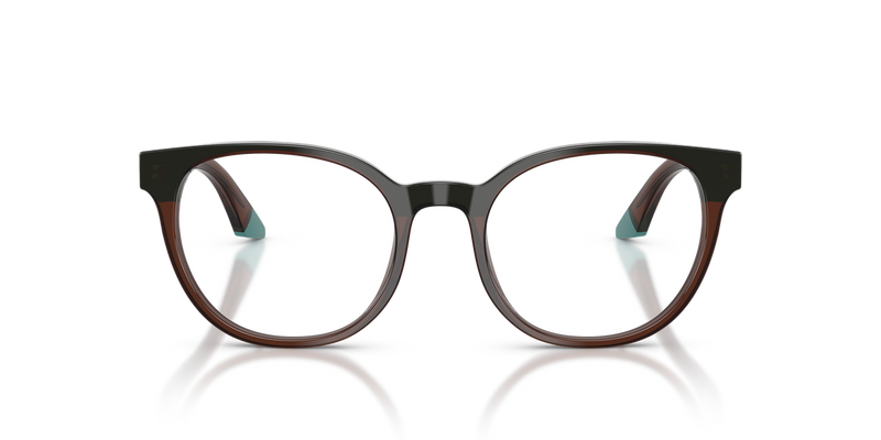 Emporio Armani EA3274 in Transparent Brown/Teal / Demo Lens (6318) - Alternate View