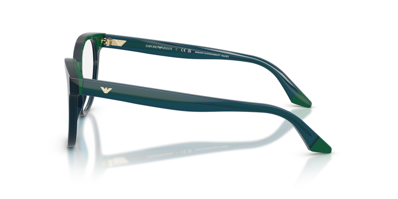 Emporio Armani EA3274 in Opal Blue/Green / Demo Lens (6319) - Alternate View