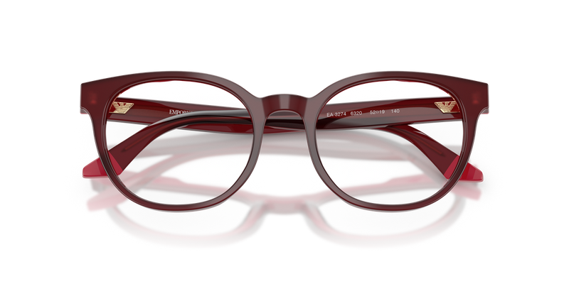 Emporio Armani EA3274 in Opal Bordeaux/Pink / Demo Lens (6320) - Alternate View