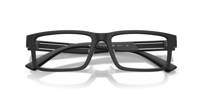 Emporio Armani EA3278F in Matte Black - Side View
