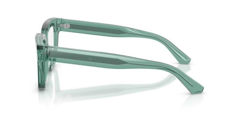 Emporio Armani EA3281 in Shiny Transparent Green / Demo Lens (6365) - Alternate View