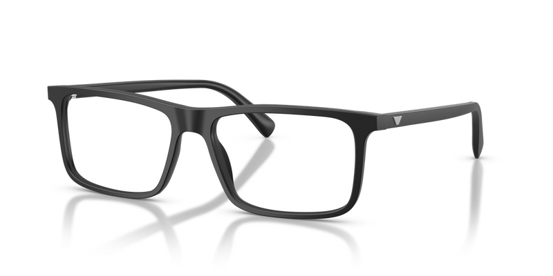 Emporio Armani EA3288F in Matte Black - Front View