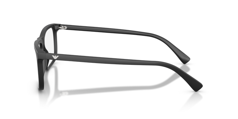 Emporio Armani EA3288F in Matte Black - Back View