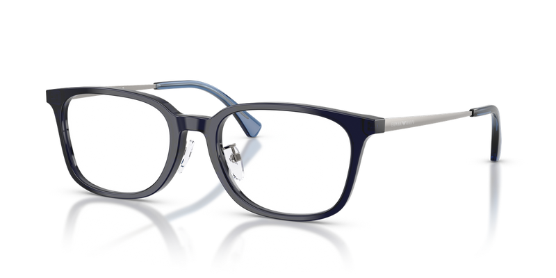 Emporio Armani EA3296D in Shiny Transparent Blue - Alternate View