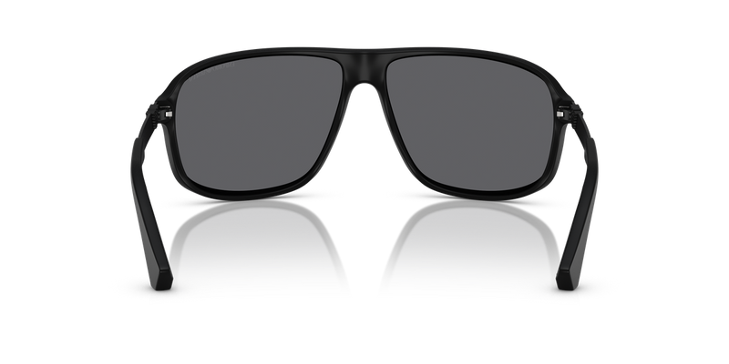 Emporio Armani EA4029 in Matte Black / Grey Polarized (5001T3) - Temple Detail