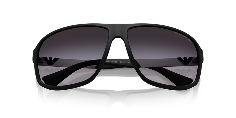 Emporio Armani EA4029 in Rubber Black / Gradient Grey (50638G) - Alternate View