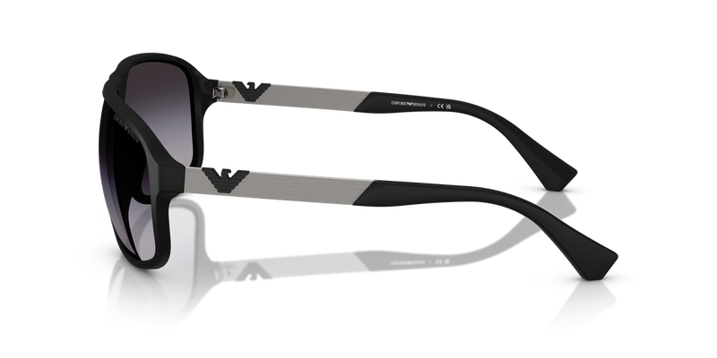 Emporio Armani EA4029 in Rubber Black / Gradient Grey (50638G) - Alternate View