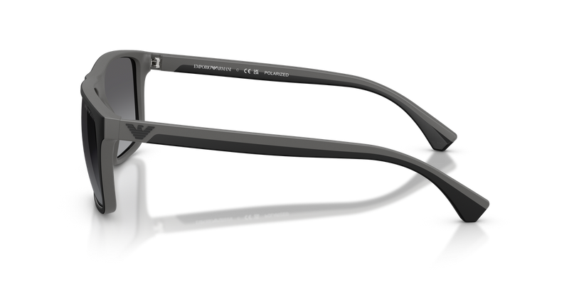 Emporio Armani EA4033 in Rubber Black & Grey / Gradient Grey Polarized (5229T3) - Alternate View