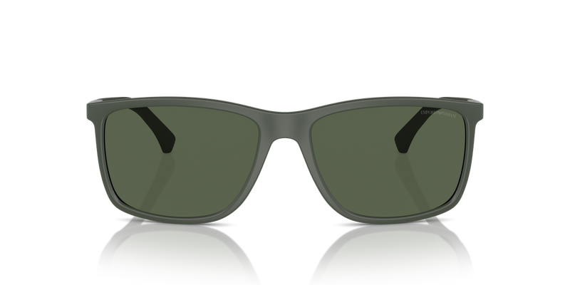 Emporio Armani EA4058 in Matte Green / Dark Green Polarized (50589A) - Alternate View