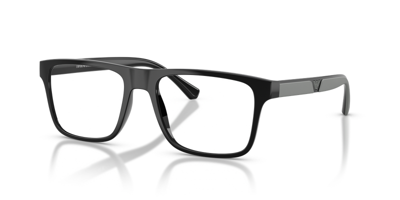 Emporio Armani EA4115F in Shiny Black - Front View