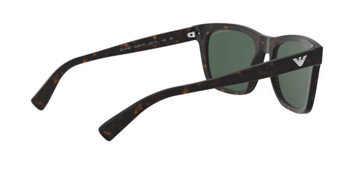 Emporio Armani EA4142 in Matte Havana / Green (508971) - Temple Detail