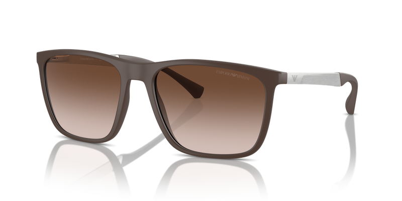 Emporio Armani EA4150 in Matte Brown / Gradient Brown (534213) - Alternate View