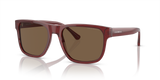 Transparent Bordeaux / Dark Brown (507573)
