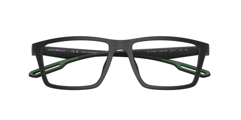Emporio Armani EA4189U in Matte Black - Side View