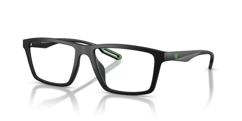 Emporio Armani EA4189V in Matte Black/Green - Front View