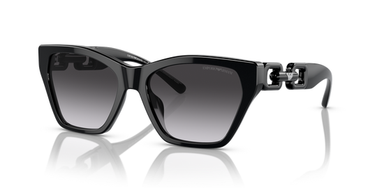 Emporio Armani EA4203U - Shiny Black / Gradient Smoke (50178G)