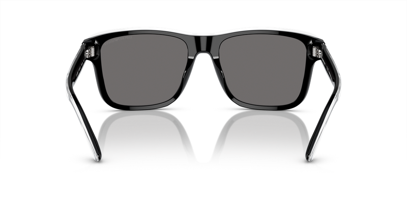 Emporio Armani EA4208F in Shiny Black/Top Crystal - Temple Detail