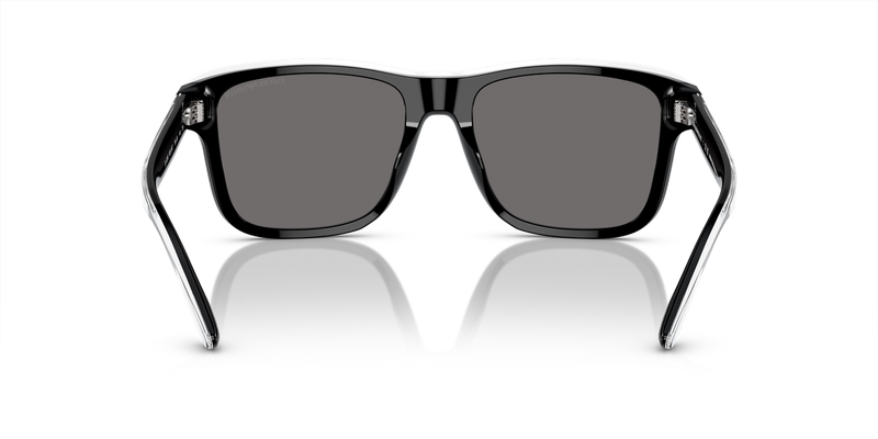 Emporio Armani EA4208 in Shiny Black/Top Crystal - Temple Detail