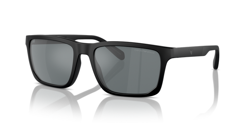 Emporio Armani EA4219 in Matte Black - Front View