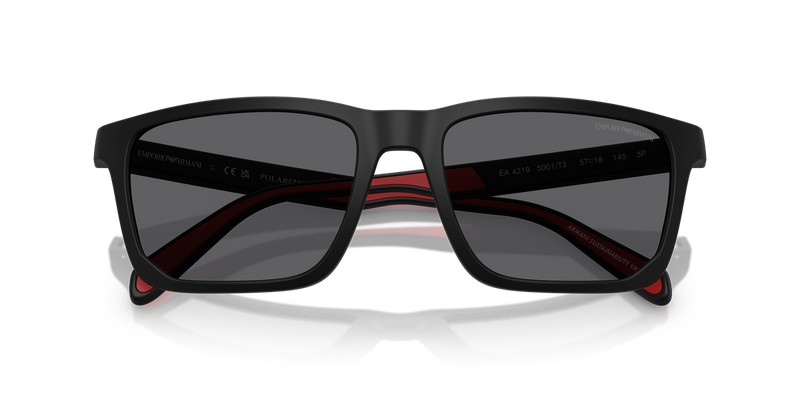Emporio Armani EA4219 in Matte Black - Alternate View
