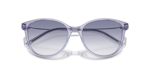 Shiny Transparent Lilac / Clear Gradient Blue (611179)