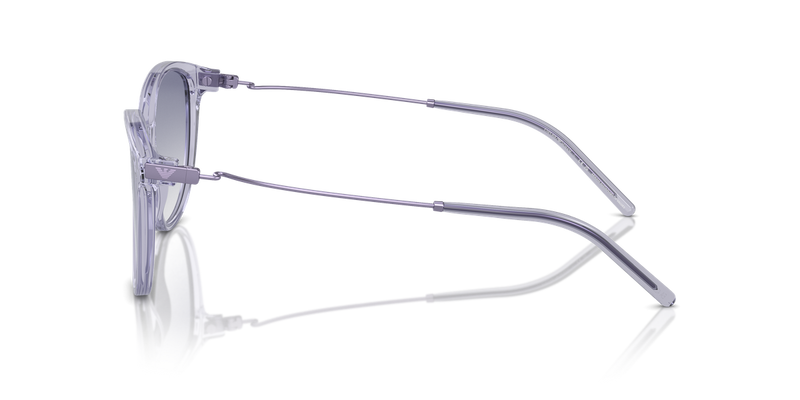 Emporio Armani EA4220 in Shiny Transparent Lilac - Alternate View