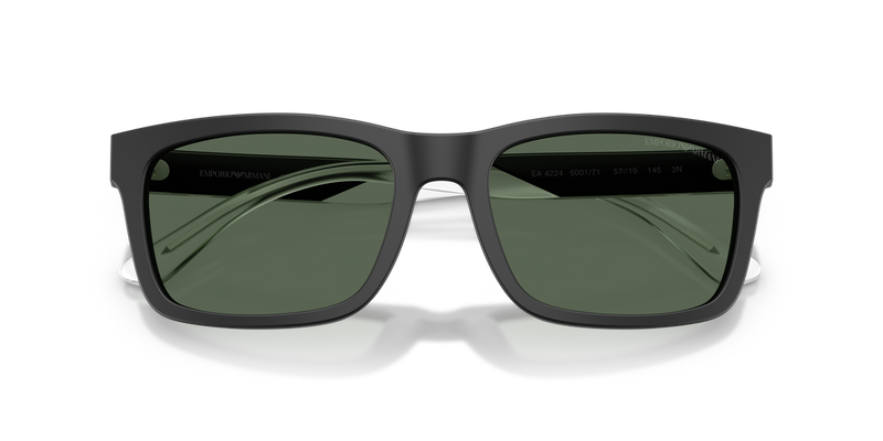 Emporio Armani EA4224 in Matte Black - Side View