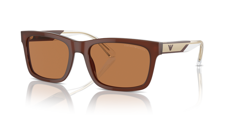 Emporio Armani EA4224 in Shiny Opaline Brown - Alternate View