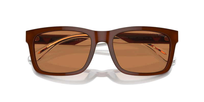 Emporio Armani EA4224 in Shiny Opaline Brown - Alternate View