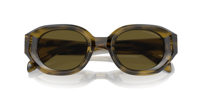 Emporio Armani EA4230U in Shiny Striped Green - Alternate View