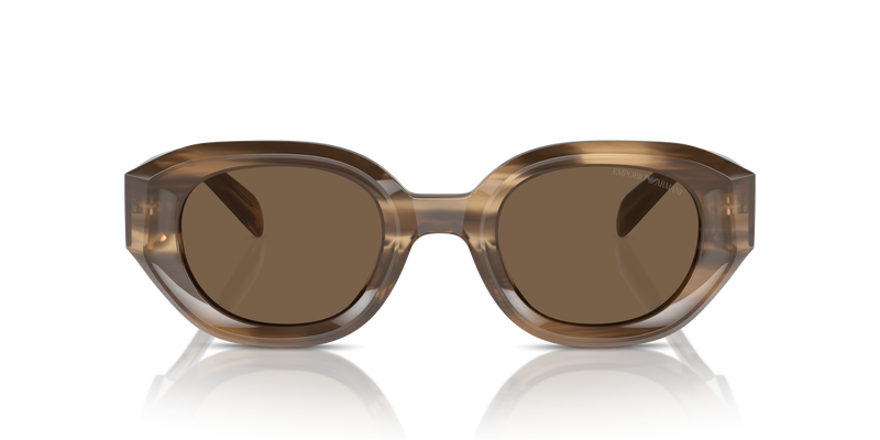 Emporio Armani EA4230U in Shiny Striped Brown - Alternate View