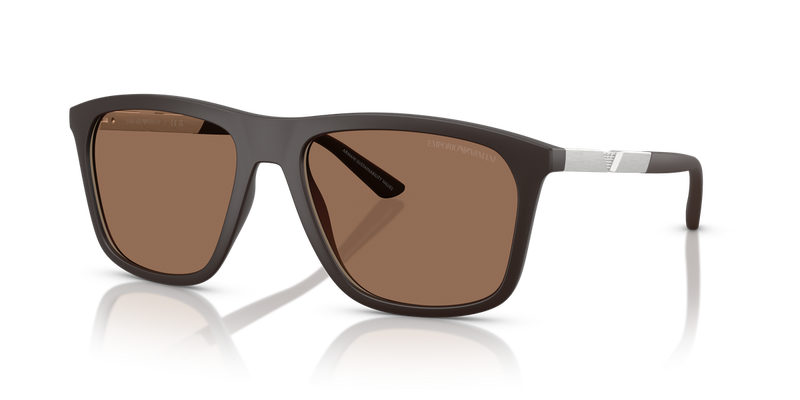 Emporio Armani EA4237 in Matte Dark Brown - Alternate View