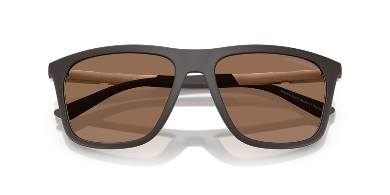 Emporio Armani EA4237 in Matte Dark Brown - Alternate View