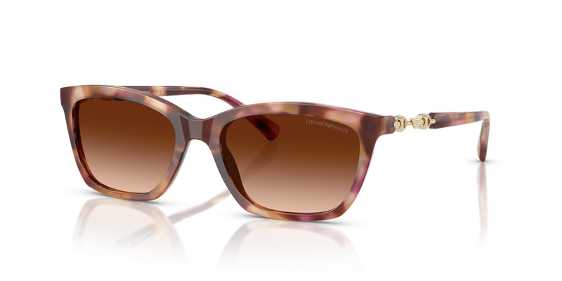 Emporio Armani EA4238 in Shiny Havana Red - Alternate View