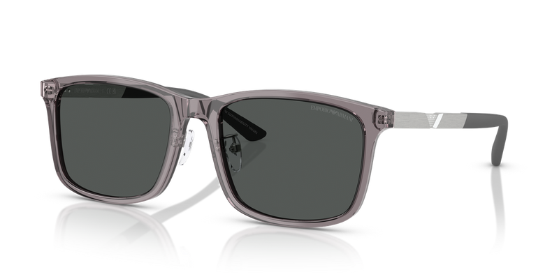 Emporio Armani EA4241D in Shiny Transparent Grey - Alternate View