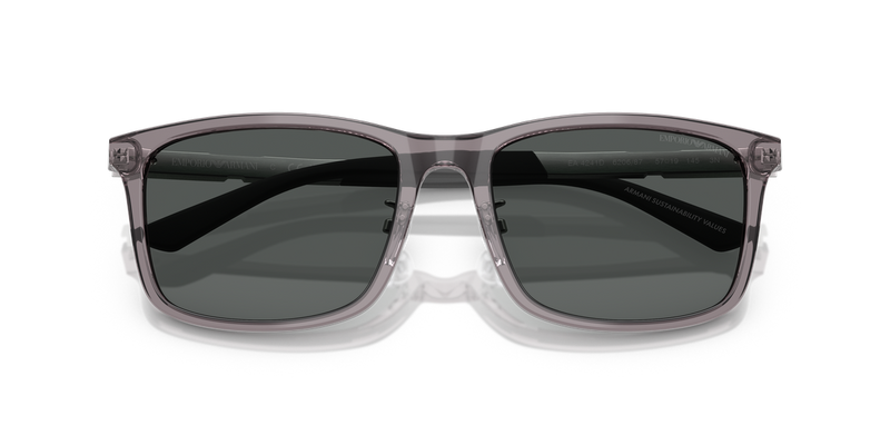 Emporio Armani EA4241D in Shiny Transparent Grey - Alternate View