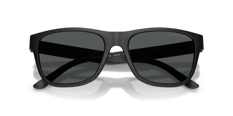 Emporio Armani EA4243 in Matte Black - Side View