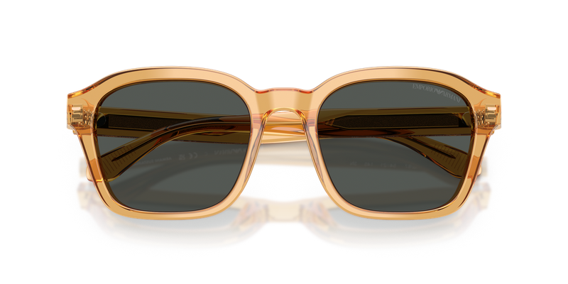 Emporio Armani EA4245U in Shiny Transparent Yellow - Side View