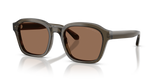 Shiny Transparent Grey / Dark Brown (624973)