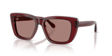 Shiny Transparent Bordeaux / Light Brown (625473)