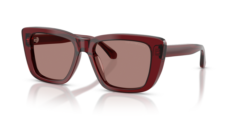 Emporio Armani EA4246U in Shiny Transparent Bordeaux - Alternate View