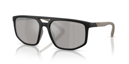 Matte Black / Light Grey Mirror Silver (50016G)