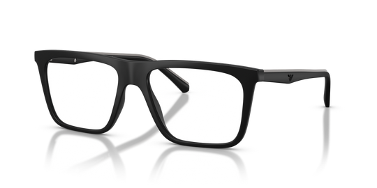 Emporio Armani EA4258F - Matte Black / Clear (50011W)