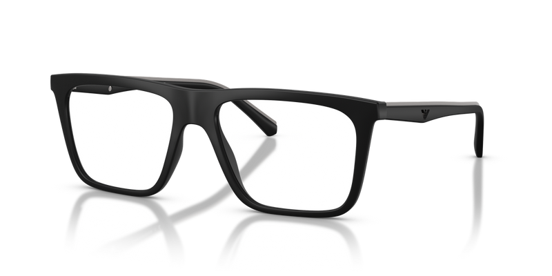 Emporio Armani EA4258F in Matte Black / Clear (50011W) - Front View
