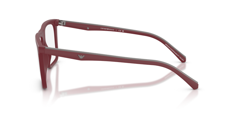 Emporio Armani EA4258 in Matte Bordeaux / Clear (52611W) - Alternate View