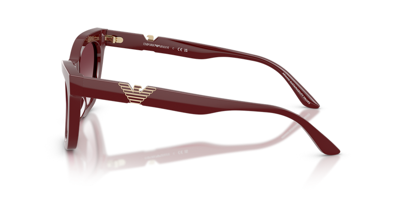 Emporio Armani EA4259U in Shiny Bordeaux / Clear Gradient Dark Violet (63238H) - Alternate View