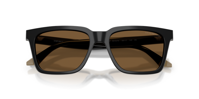 Emporio Armani EA4260F in Black/Beige - Side View