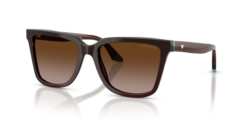 Emporio Armani EA4261F in Transparent Brown/Teal - Alternate View